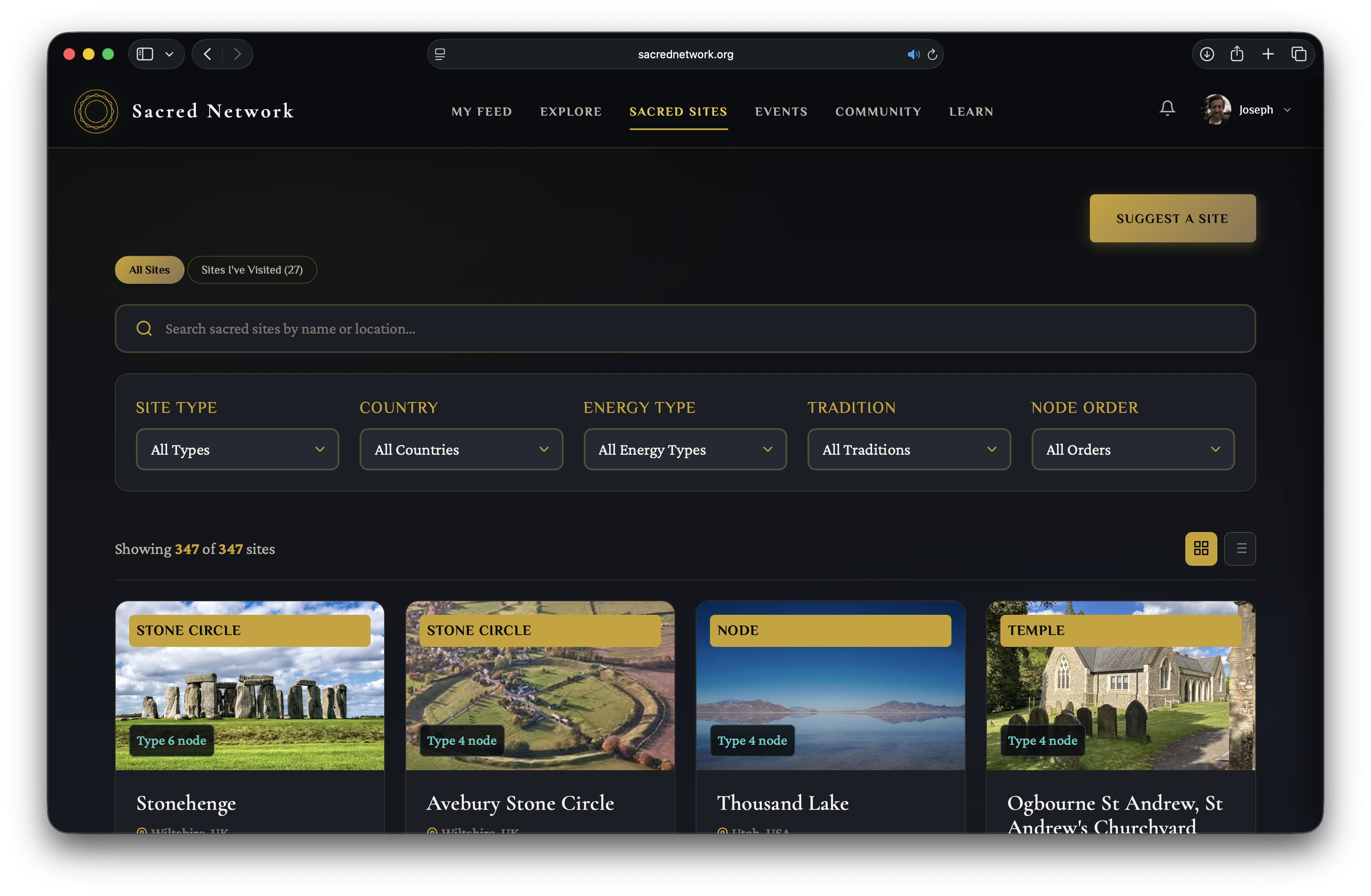 Sacred Network screenshot 4